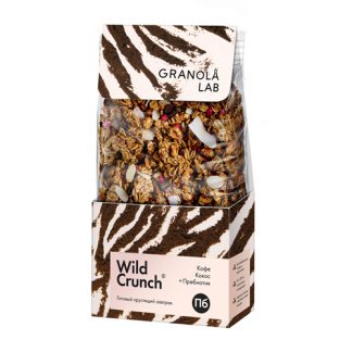 Гранола Wild Crunch Кофе-кокос-пребиотик, 260 г