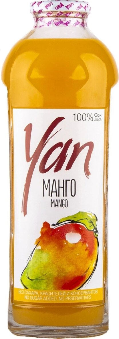 Манговый сок восстановленный, Yan, 250 мл