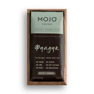 Горький шоколад 72% (Гренада) Фундук, Mojo cacao, 65 г