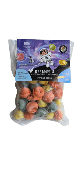 Пельмени с курицей Светофорики, Пельмешки39, 500 г
