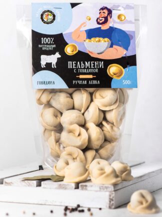 Пельмени с говядиной, Пельмешки39, 500 г