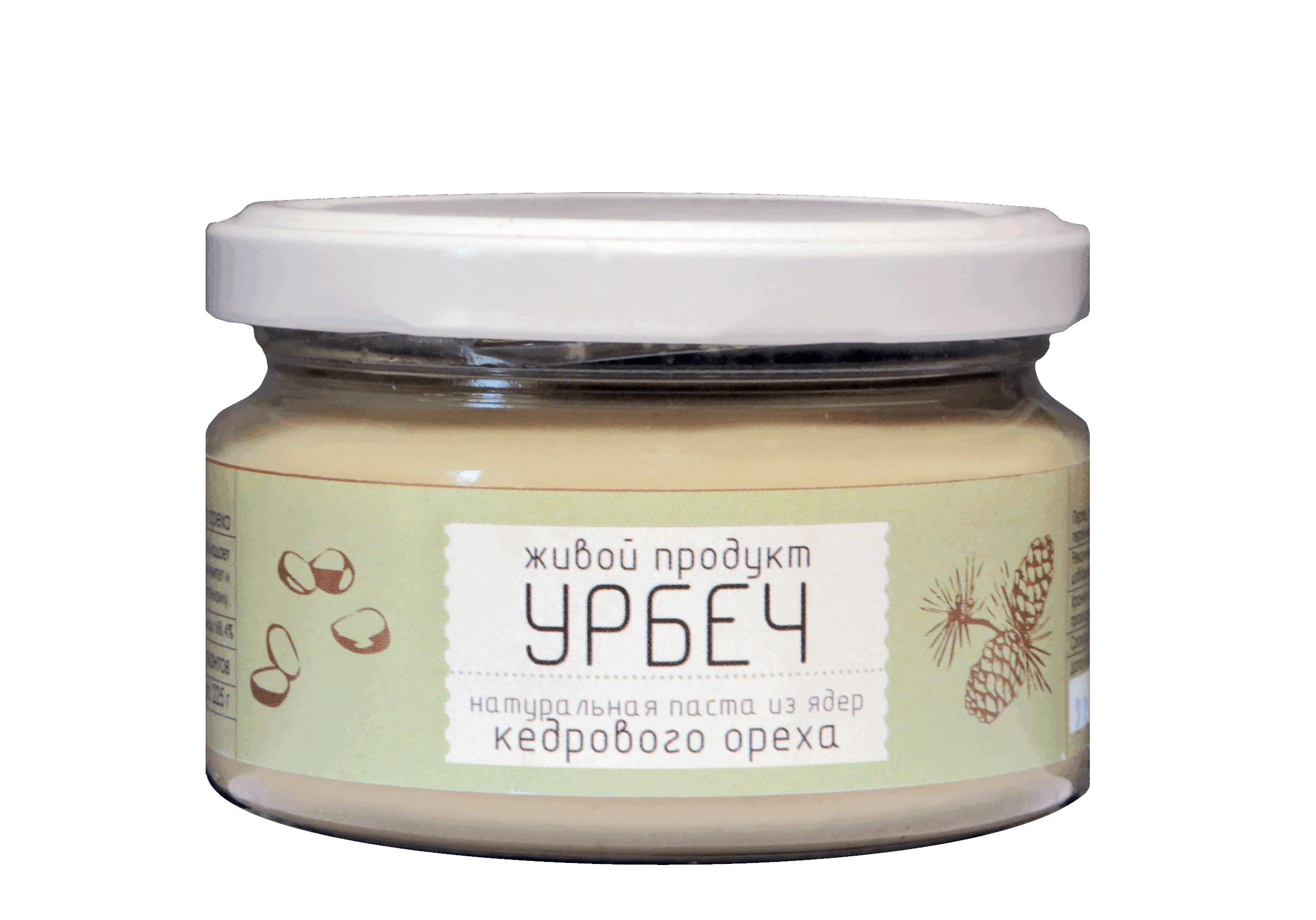 Урбеч из ядер кедрового ореха, Живой продукт, 225 г