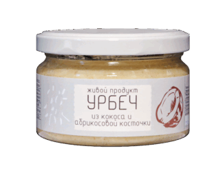 Урбеч из кокоса и абрикосовой косточки, Живой продукт, 225 г