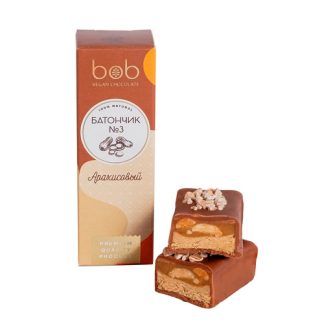 Батончик №3 Арахисовый, Raw Bob, 49 г