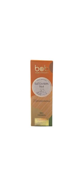 Батончик №4 Карамельный, Raw Bob, 45 г