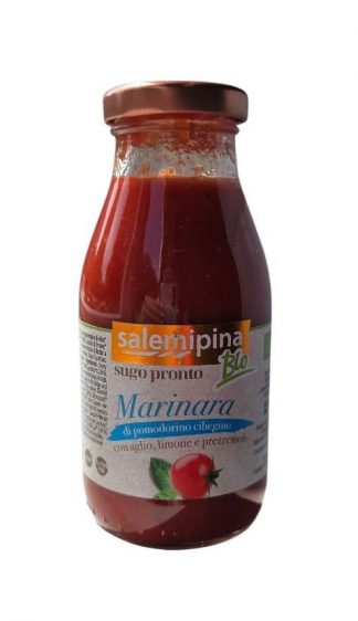 Томатный соус из сицилийских помидоров чeрри Маринара, Бeз глютeна, BIO, Salemipina, 250 г