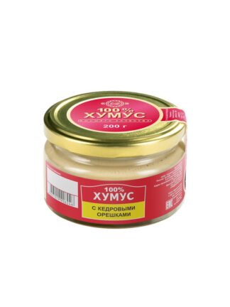 Паста хумус с кедровыми орешками, С&Д, 200 г