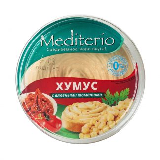 Хумус с вялеными томатами, Mediterio, 180 г