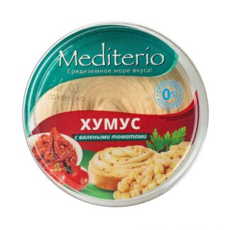 Хумус с вялеными томатами, Mediterio, 180 г