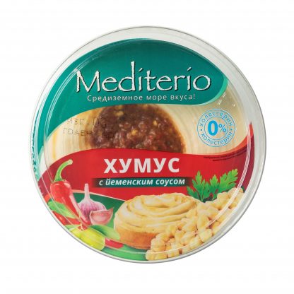 Хумус с йеменским соусом, Mediterio, 180 г