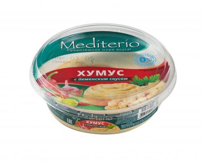Хумус с йеменским соусом, Mediterio, 180 г