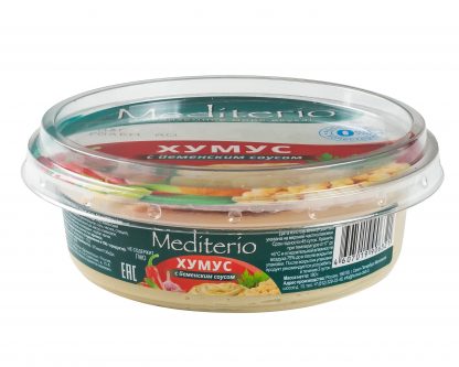 Хумус с йеменским соусом, Mediterio, 180 г