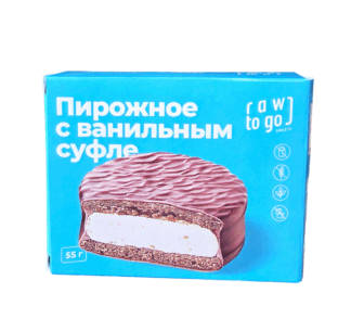 Бисквит Sweet с ванильным суфле, Raw to go, 50 г