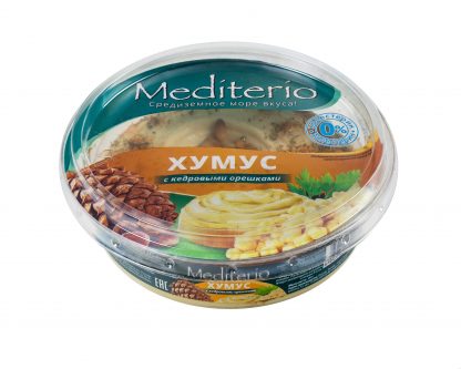 Хумус с кедровыми орешками, Mediterio, 180 г