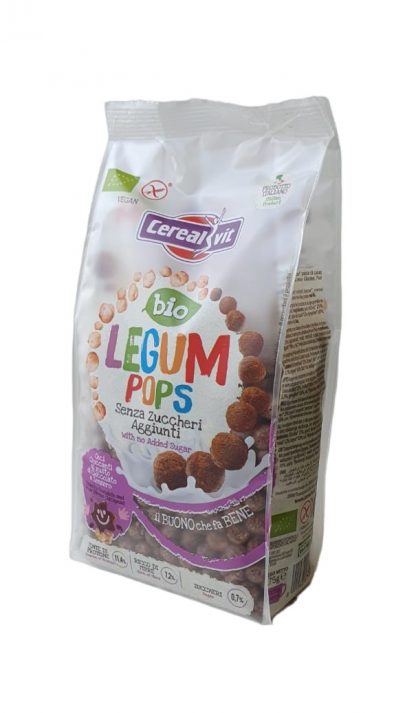 Шарики воздушные бобовые с шоколадом и имбирем, BIO, без глютена, Cerealvit, 175 г