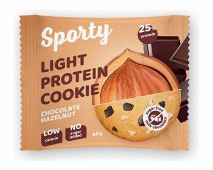 Протеиновое печенье Шоколад-фундук, Sporty Protein Light , 40 г