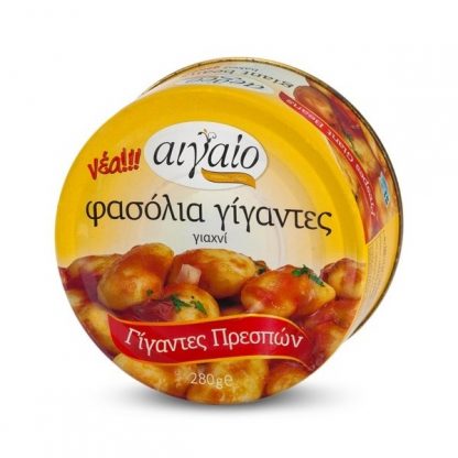 Фасоль гигантская в томатном соусе Aigaio, 280 г.