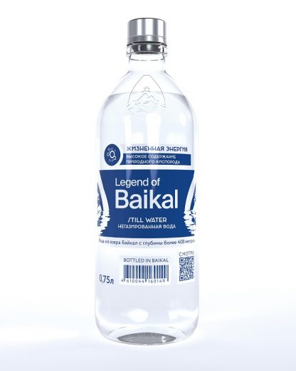 Вода питьевая негазированная, Legend of Baikal, 0,750 л
