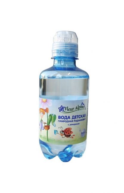 Питьевая вода для детского питания, Fleur Alpine, 0,250 мл