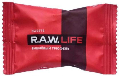 Конфеты R.A.W. LIFE SWEETS "Вишневый трюфель", 0,018 г