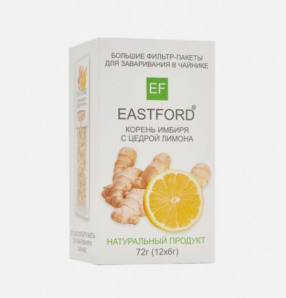 Чайный напиток Имбирь с цедрой лимона, Eastford,72 г