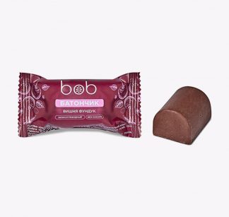 Мини-батончик низкоуглеводный с вишней и фундуком, Raw Bob, 25 г