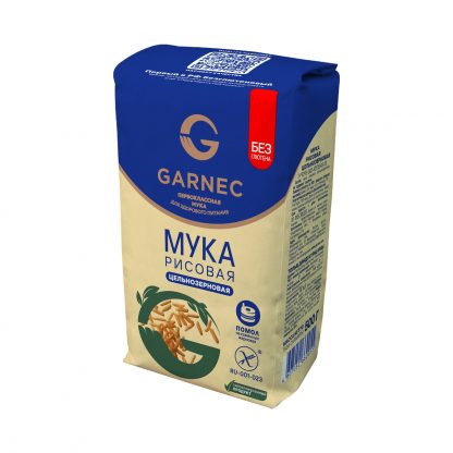 Мука рисовая Без глютена, GARNEC, 500 г