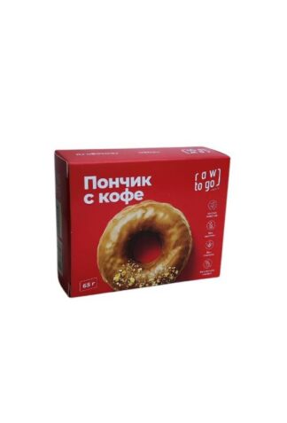 Пончик с кофе, Raw to Go, 65 г