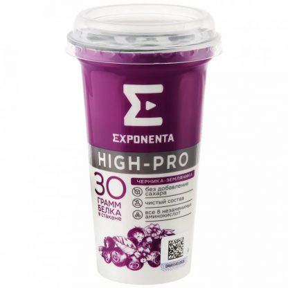 Напиток Exponenta High-Pro Черника-Земляника, 250 г