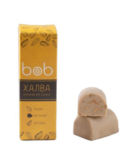 Батончик Халва без сахара, Raw Bob, 50 г