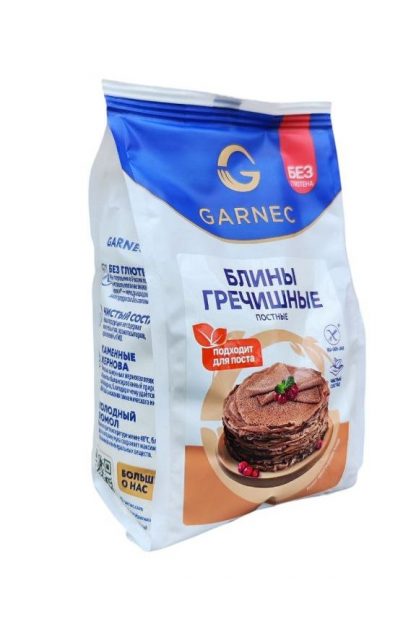 Смесь блины Гречишные, без глютена, Garnec, 300 г