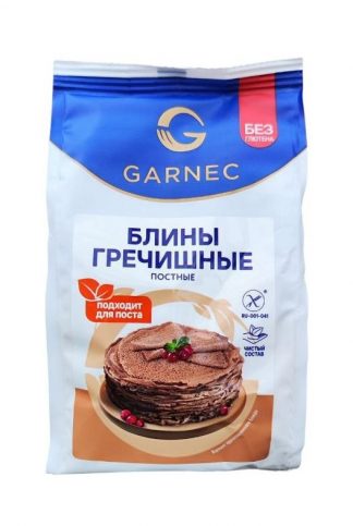Смесь блины Гречишные, без глютена, Garnec, 300 г