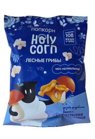 Попкорн Грибы, Holy Corn, 30 г