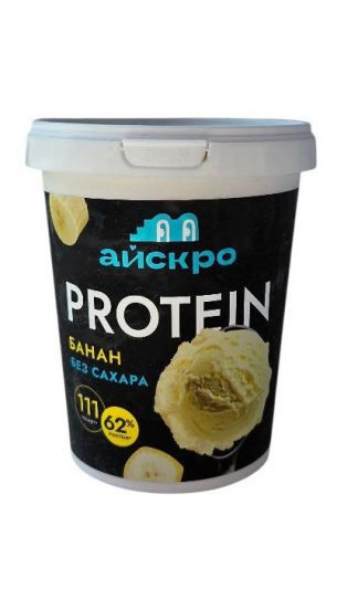 Протеиновое мороженое Банан, без сахара, Айс Кро, 310 г
