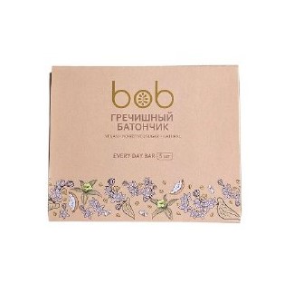 Батончик гречишный 5 шт, Raw Bob, 125 г