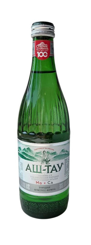 Вода минеральная Аш-Тау газированная,0,5 л