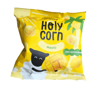 Кукурузные шарики Манго, Holy Corn, 30 г