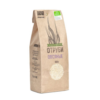 Отруби овсяные, Органик, Черный хлеб, 500 г