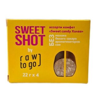 Ассорти из конфет Халва, Raw to go, 88 г