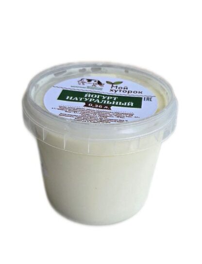 Йогурт натуральный, Мой хуторок, 360 г