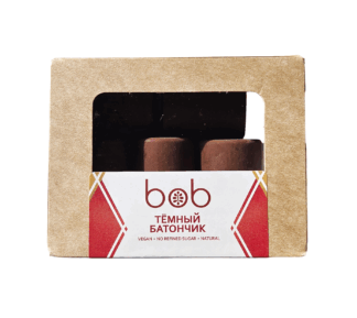 Батончик темный 5 шт, Raw Bob, 125 г