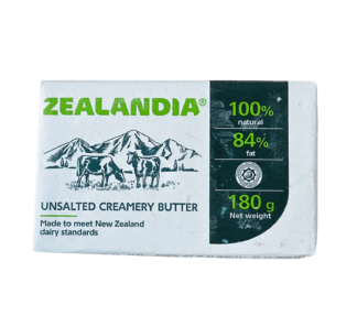Масло сливочное 84%, Zealandia Professional, 180 г