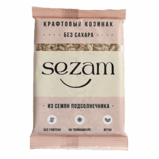Козинак из семян подсолнечника, Sezam, 80 г