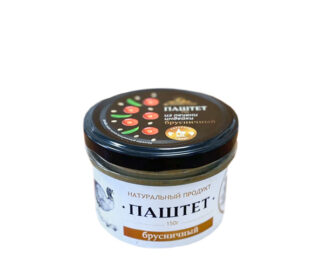 Паштет из печени индейки Брусничный, Деликатесофф, 150 г.