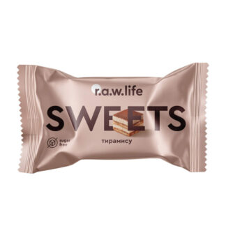 Конфета Тирамису, R.A.W. LIFE SWEETS, 18 г
