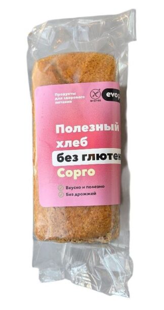 Хлеб Здоровый из Сорго, безглютеновый, Эвопит, 230 г