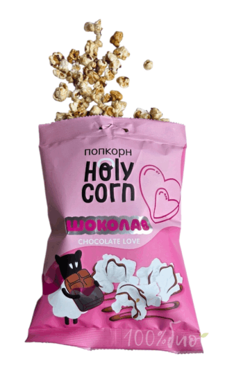 Попкорн Политый шоколадом, Holy Corn, 50 г.