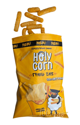 Кукурузные палочки Гриль Чиз, Holy Corn, 30 г