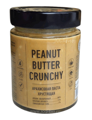 Арахисовая паста хрустящая Crunchy, Arahis Project, 235 г