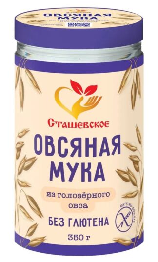 Мука овсяная без глютена, Сташевское Био, 350 г